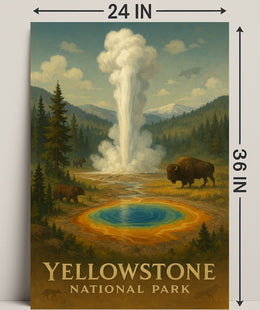 Yellowstone National Park Poster PosterGoat