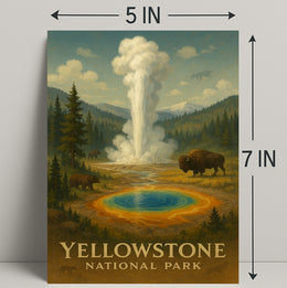 Yellowstone National Park Poster PosterGoat
