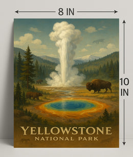 Yellowstone National Park Poster PosterGoat