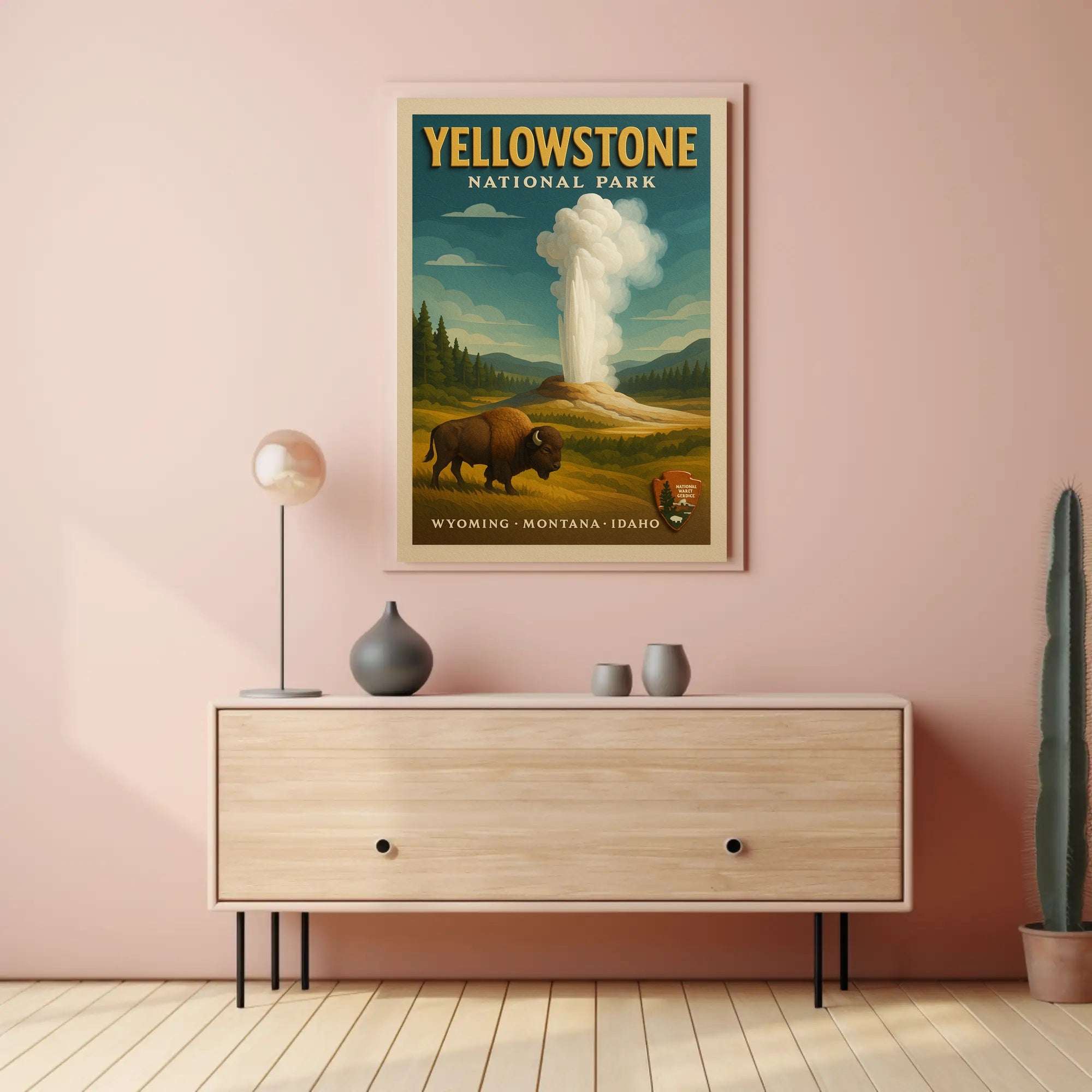 Yellowstone National Park Poster PosterGoat