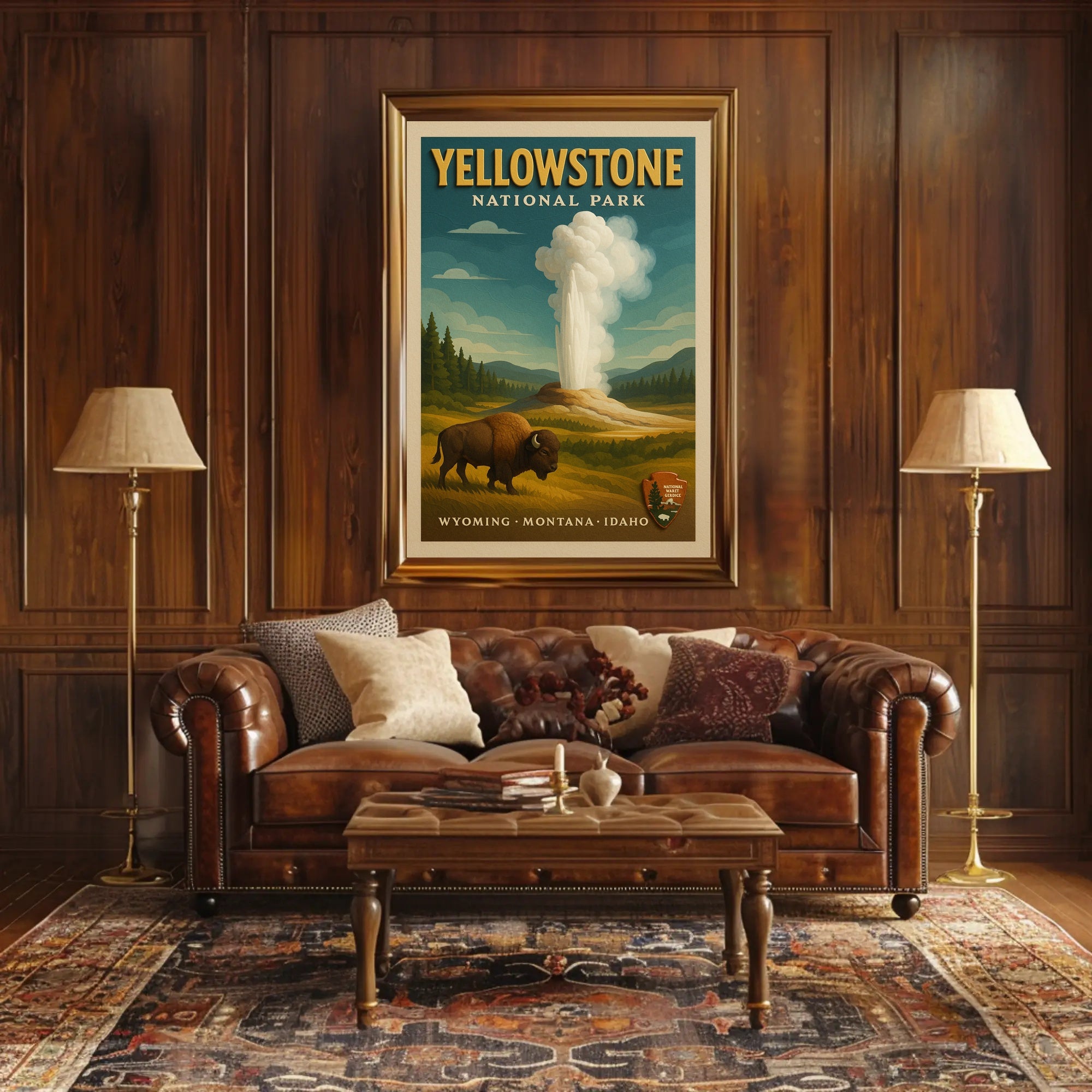 Yellowstone National Park Poster PosterGoat