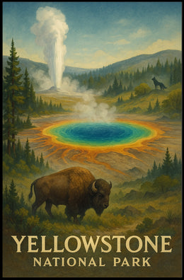 Yellowstone National Park Poster PosterGoat