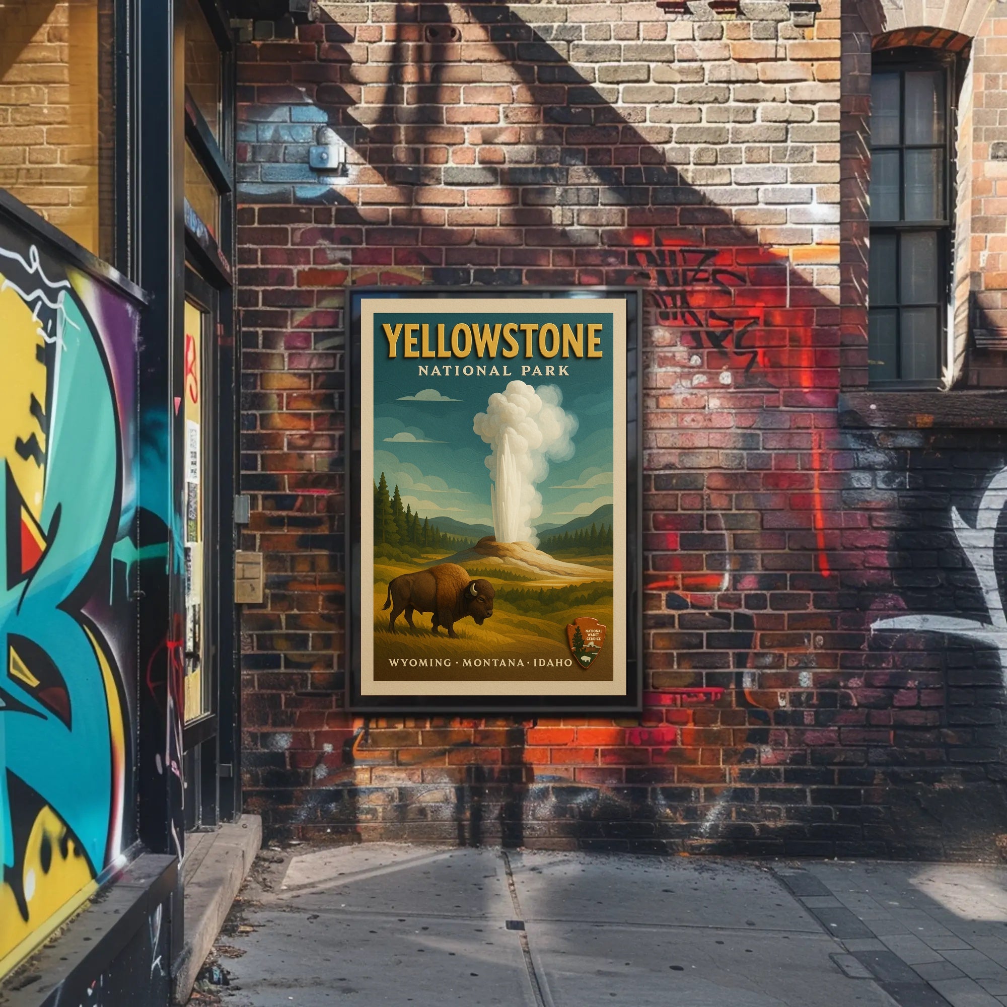 Yellowstone National Park Poster PosterGoat