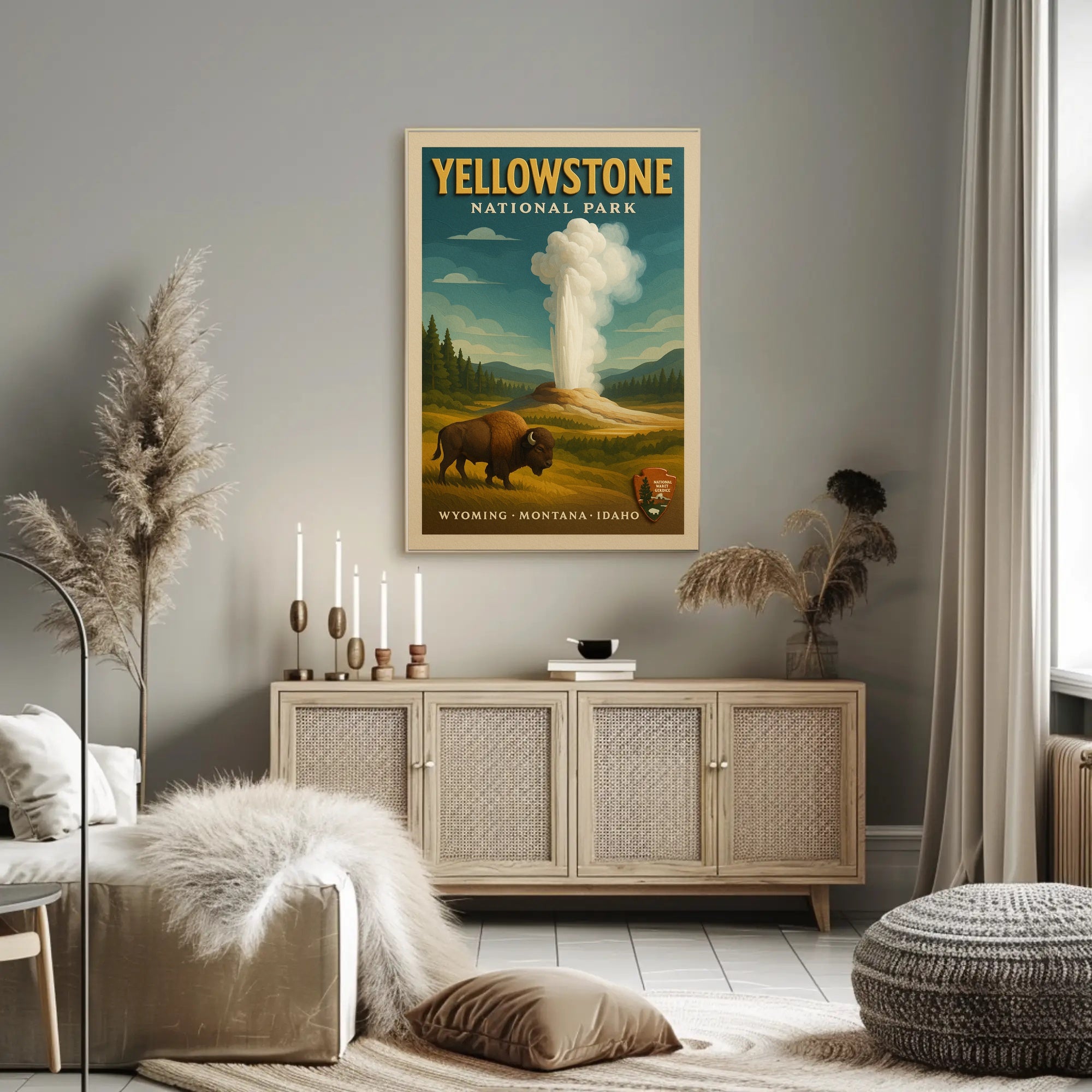 Yellowstone National Park Poster PosterGoat