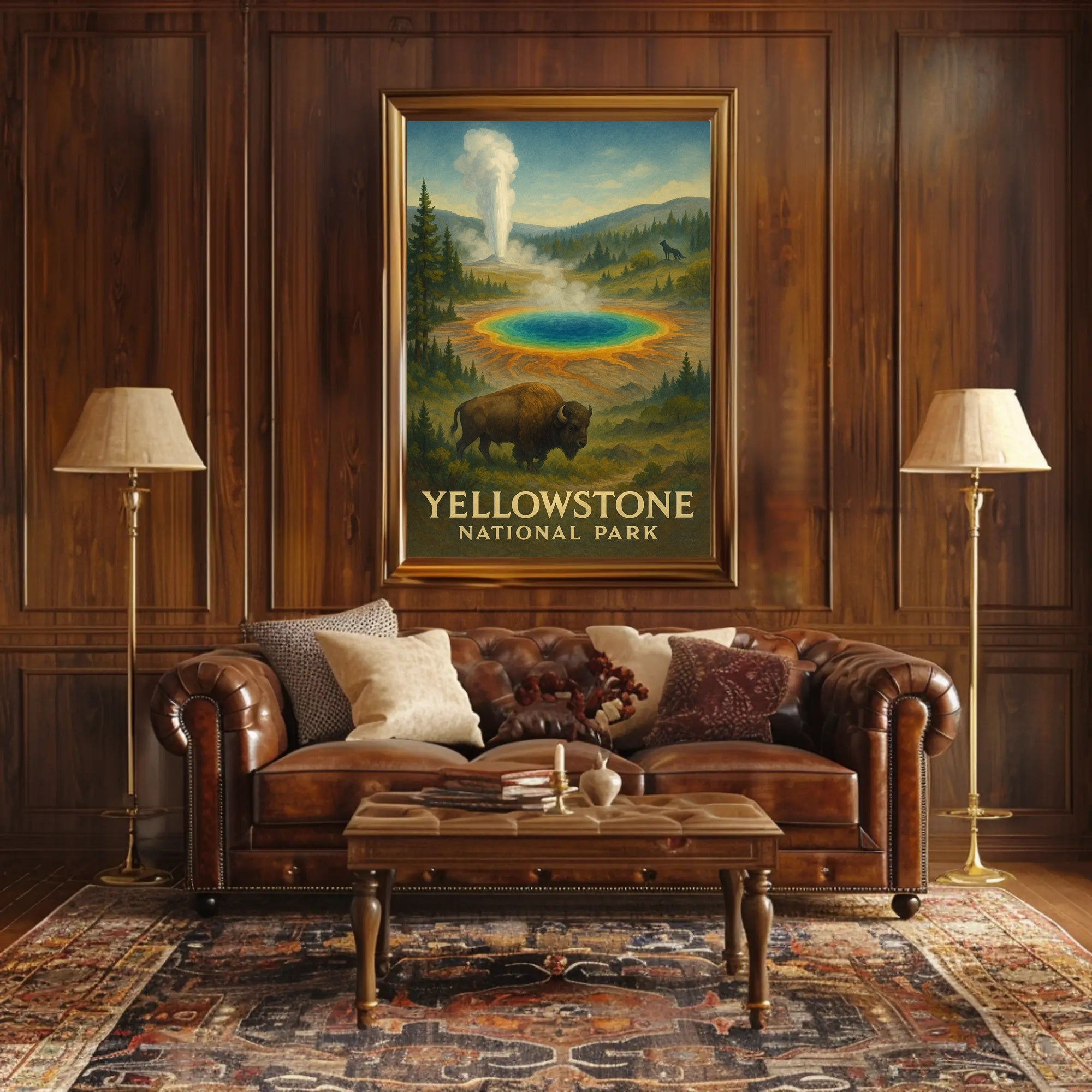 Yellowstone National Park Poster PosterGoat