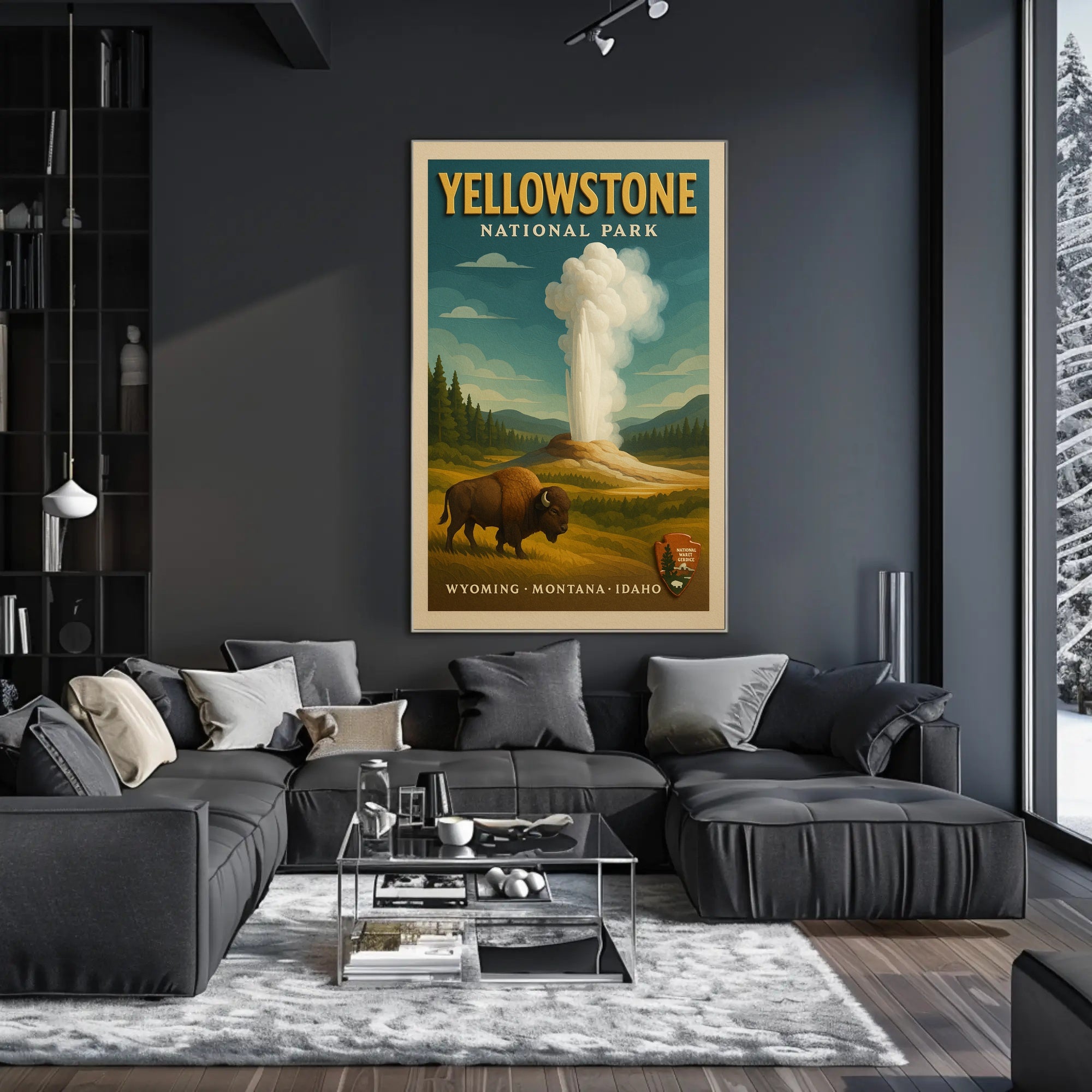 Yellowstone National Park Poster PosterGoat
