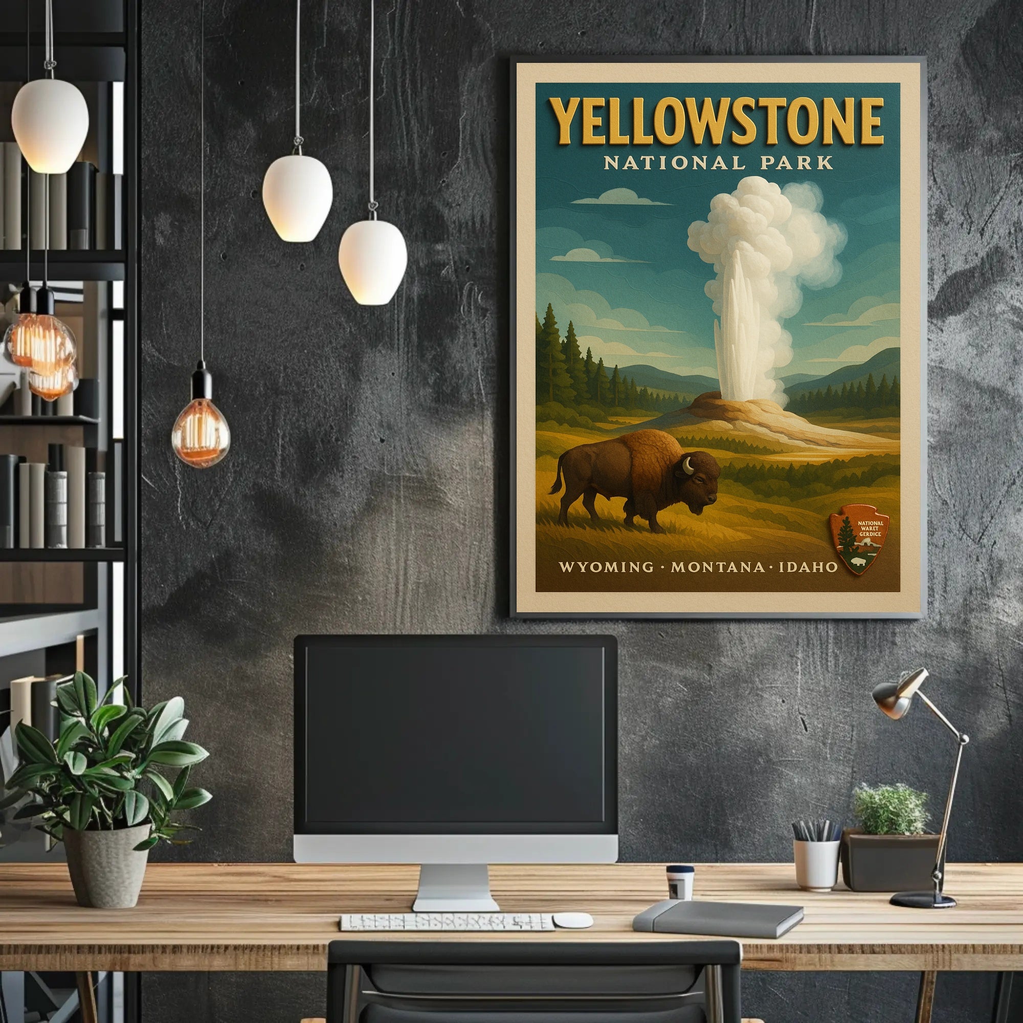 Yellowstone National Park Poster PosterGoat