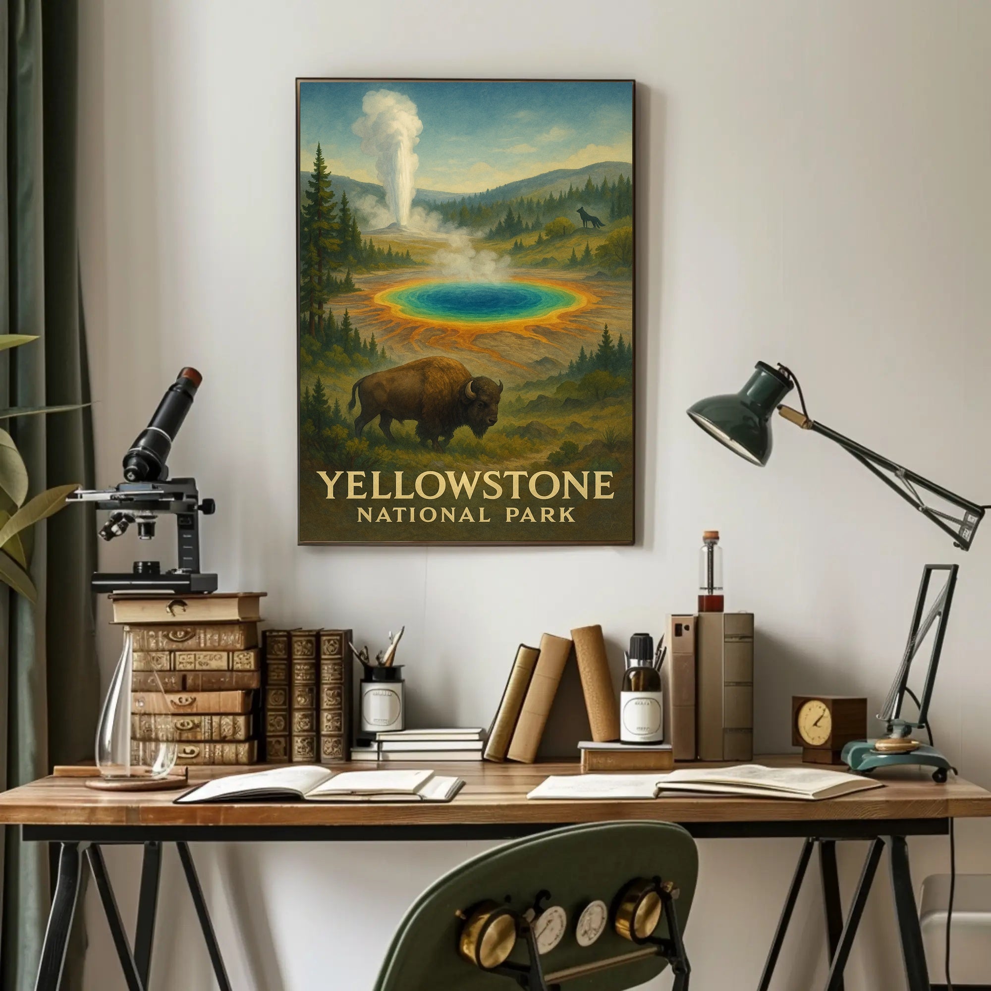 Yellowstone National Park Poster PosterGoat