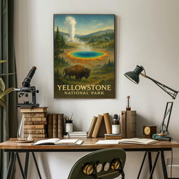 Yellowstone National Park Poster PosterGoat