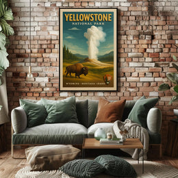 Yellowstone National Park Poster PosterGoat