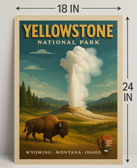 Yellowstone National Park Poster PosterGoat