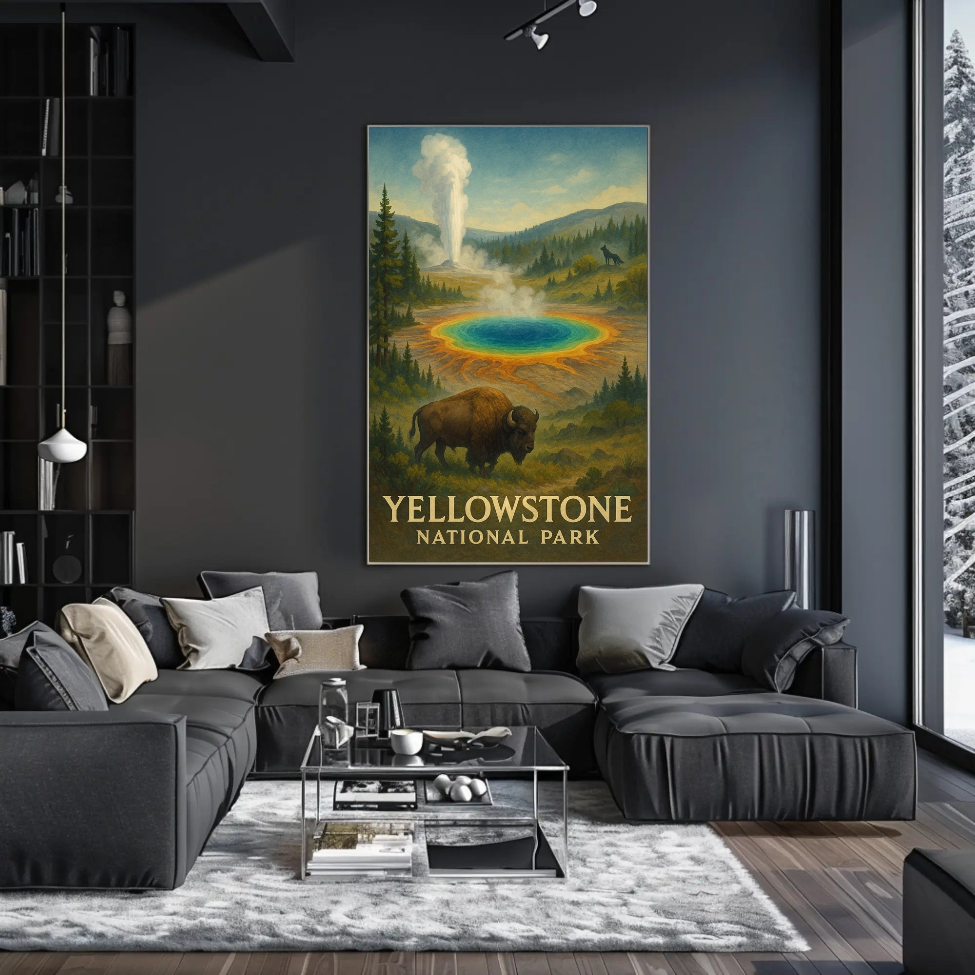 Yellowstone National Park Poster PosterGoat