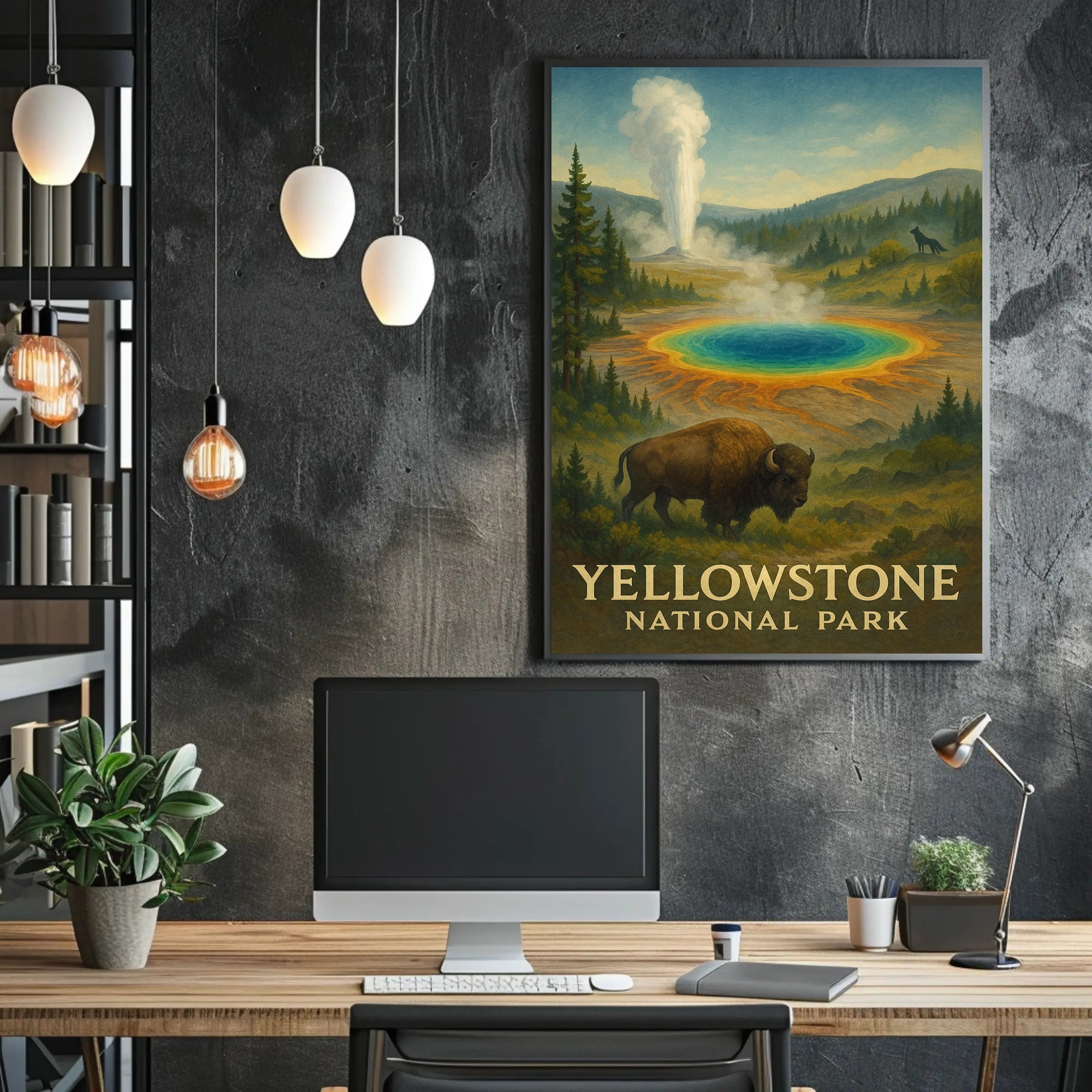 Yellowstone National Park Poster PosterGoat