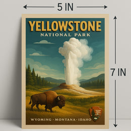 Yellowstone National Park Poster PosterGoat