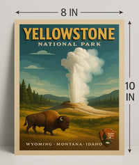 Yellowstone National Park Poster PosterGoat