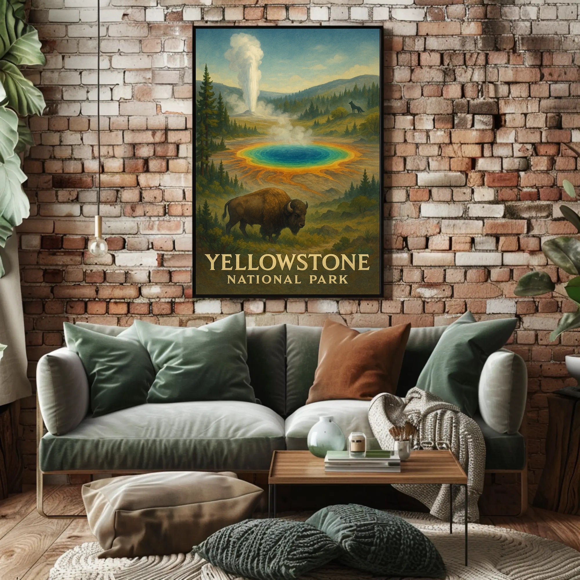 Yellowstone National Park Poster PosterGoat