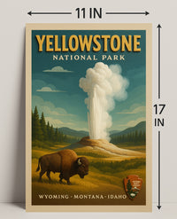Yellowstone National Park Poster PosterGoat