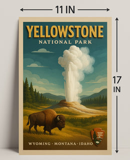 Yellowstone National Park Poster PosterGoat