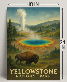 Yellowstone National Park Poster PosterGoat