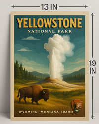 Yellowstone National Park Poster PosterGoat
