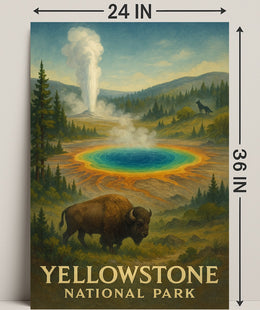 Yellowstone National Park Poster PosterGoat