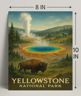 Yellowstone National Park Poster PosterGoat