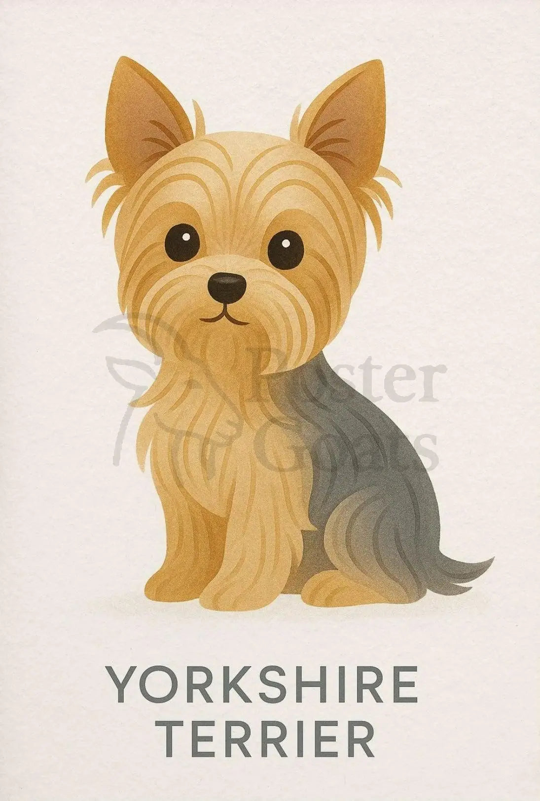 Yorkshire Terrier Charm | Dog Breed Poster PosterGoat