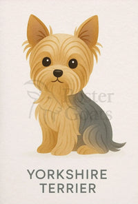 Yorkshire Terrier Charm | Dog Breed Poster PosterGoat