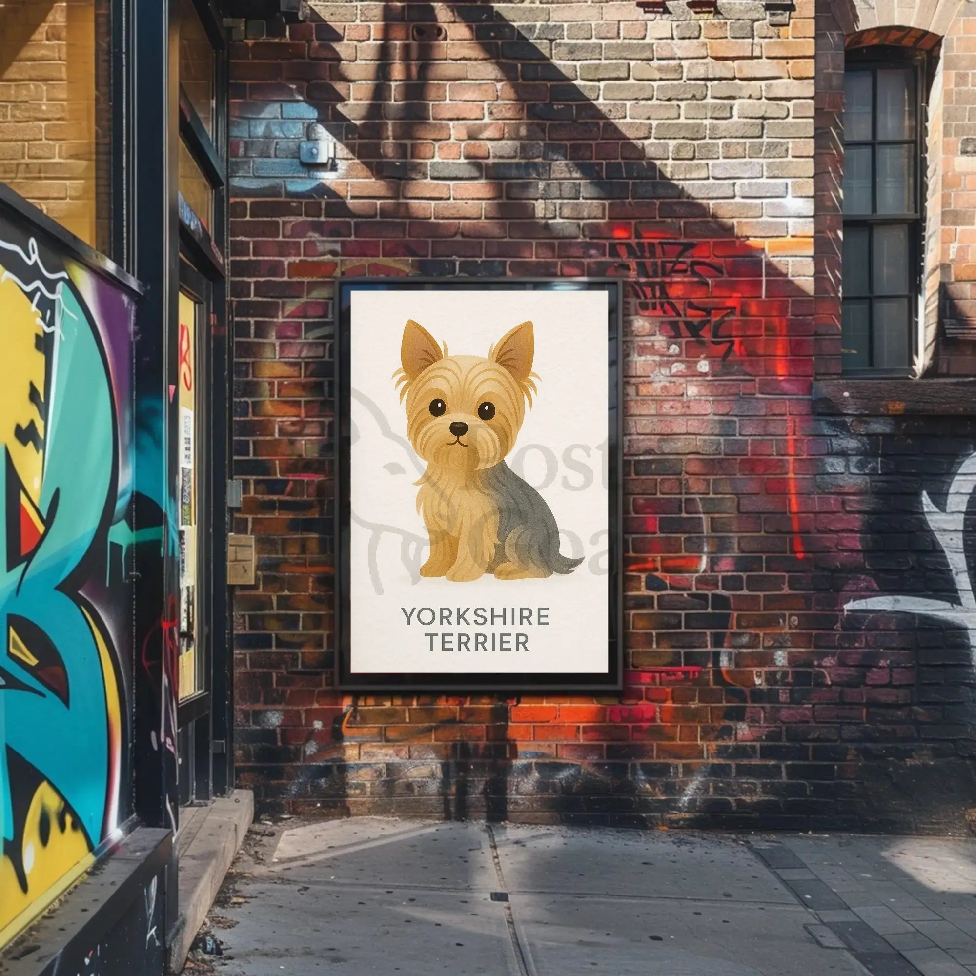 Yorkshire Terrier Charm | Dog Breed Poster PosterGoat