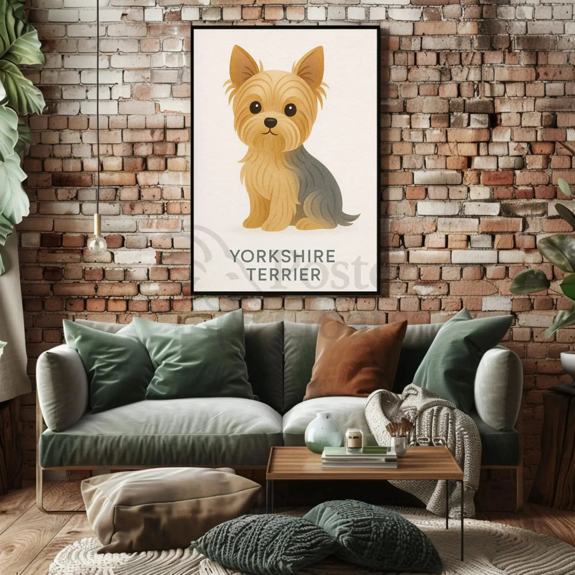 Yorkshire Terrier Charm | Dog Breed Poster PosterGoat
