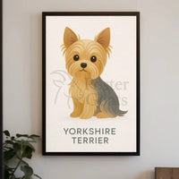 Yorkshire Terrier Charm | Dog Breed Poster PosterGoat