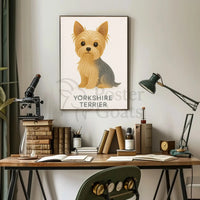 Yorkshire Terrier Charm | Dog Breed Poster PosterGoat