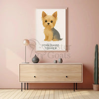 Yorkshire Terrier Charm | Dog Breed Poster PosterGoat