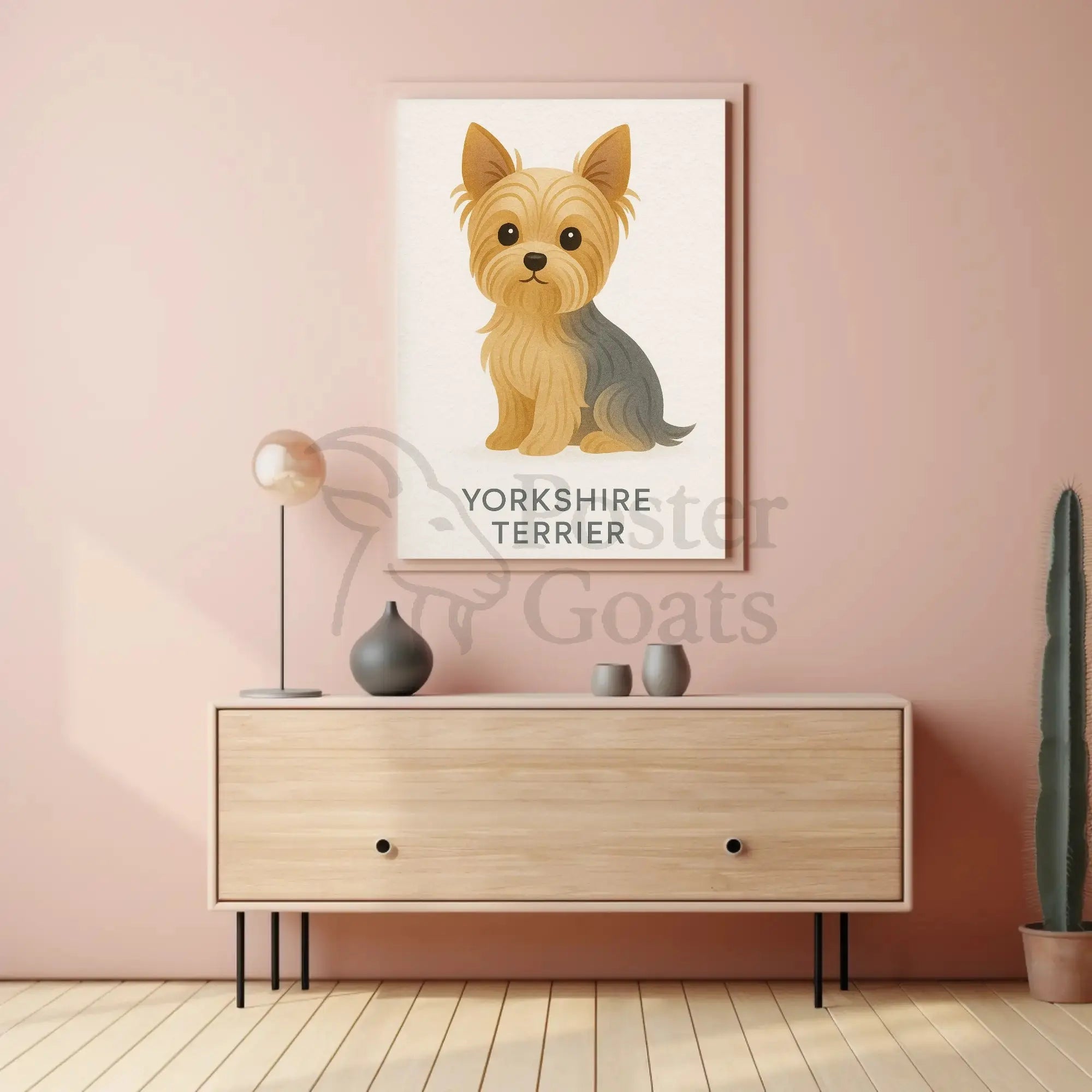Yorkshire Terrier Charm | Dog Breed Poster PosterGoat