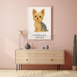 Yorkshire Terrier Charm | Dog Breed Poster PosterGoat