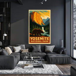 Yosemite National Park Poster PosterGoat