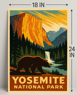Yosemite National Park Poster PosterGoat