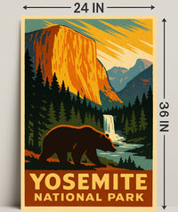 Yosemite National Park Poster PosterGoat