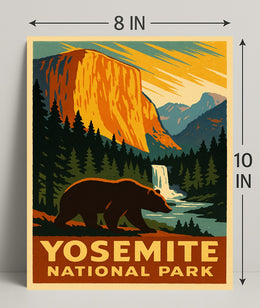 Yosemite National Park Poster PosterGoat