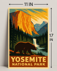 Yosemite National Park Poster PosterGoat