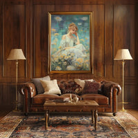 Young Woman in Nature Artistic Impressionism Poster PosterGoat
