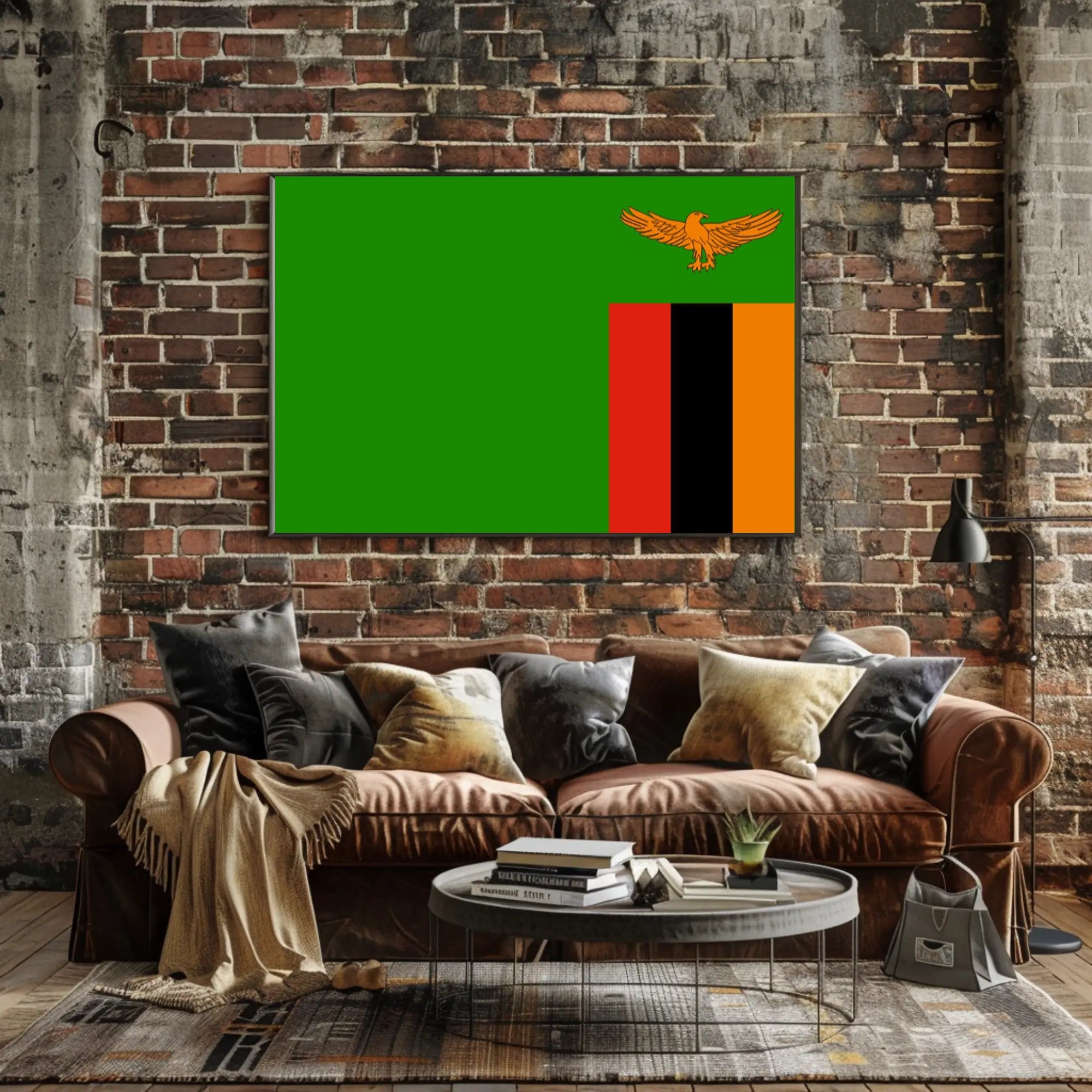 Zambia National Flag Poster Celebrating Unity and Pride PosterGoat