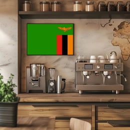 Zambia National Flag Poster Celebrating Unity and Pride PosterGoat