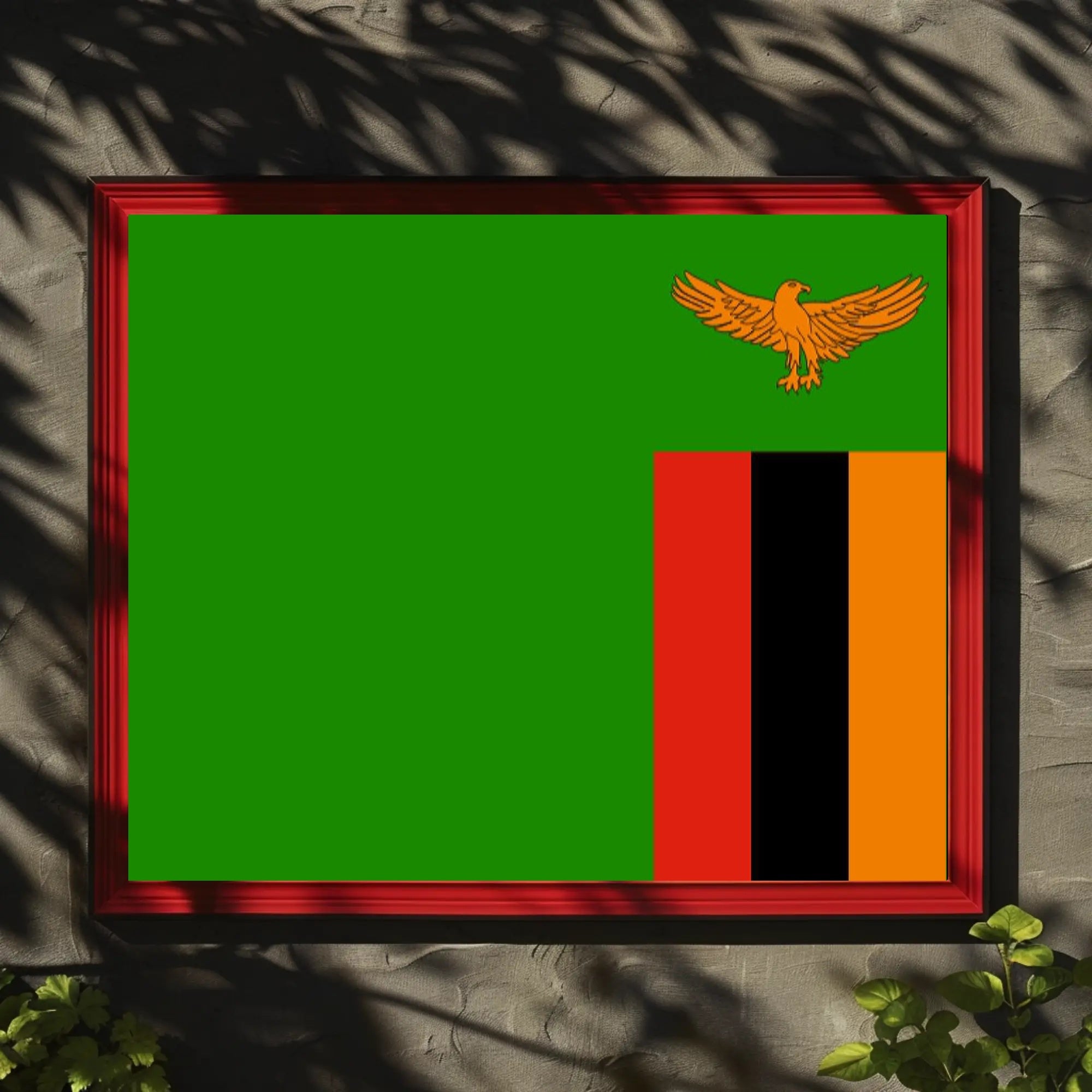Zambia National Flag Poster Celebrating Unity and Pride PosterGoat