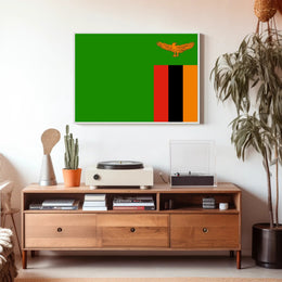 Zambia National Flag Poster Celebrating Unity and Pride PosterGoat