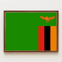 Zambia National Flag Poster Celebrating Unity and Pride PosterGoat