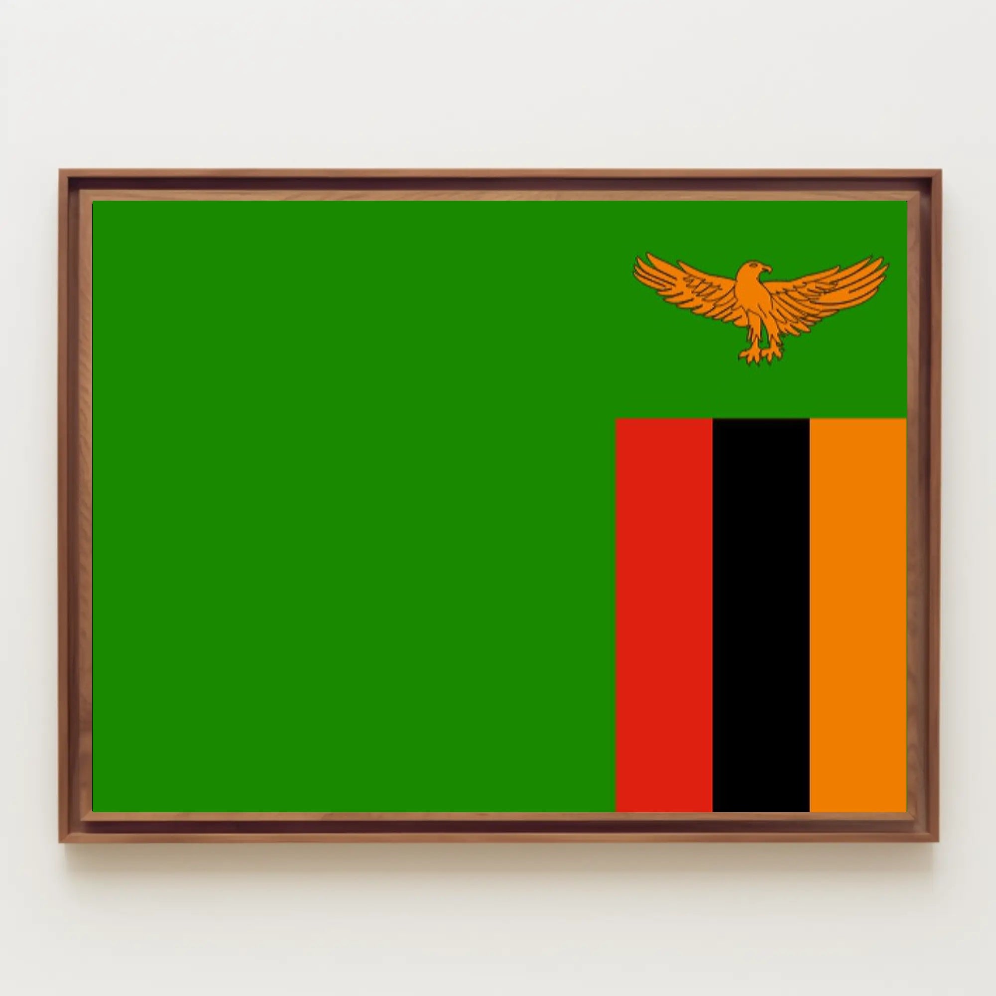 Zambia National Flag Poster Celebrating Unity and Pride PosterGoat