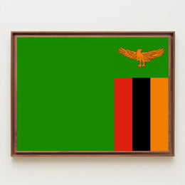 Zambia National Flag Poster Celebrating Unity and Pride PosterGoat