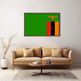 Zambia National Flag Poster Celebrating Unity and Pride PosterGoat