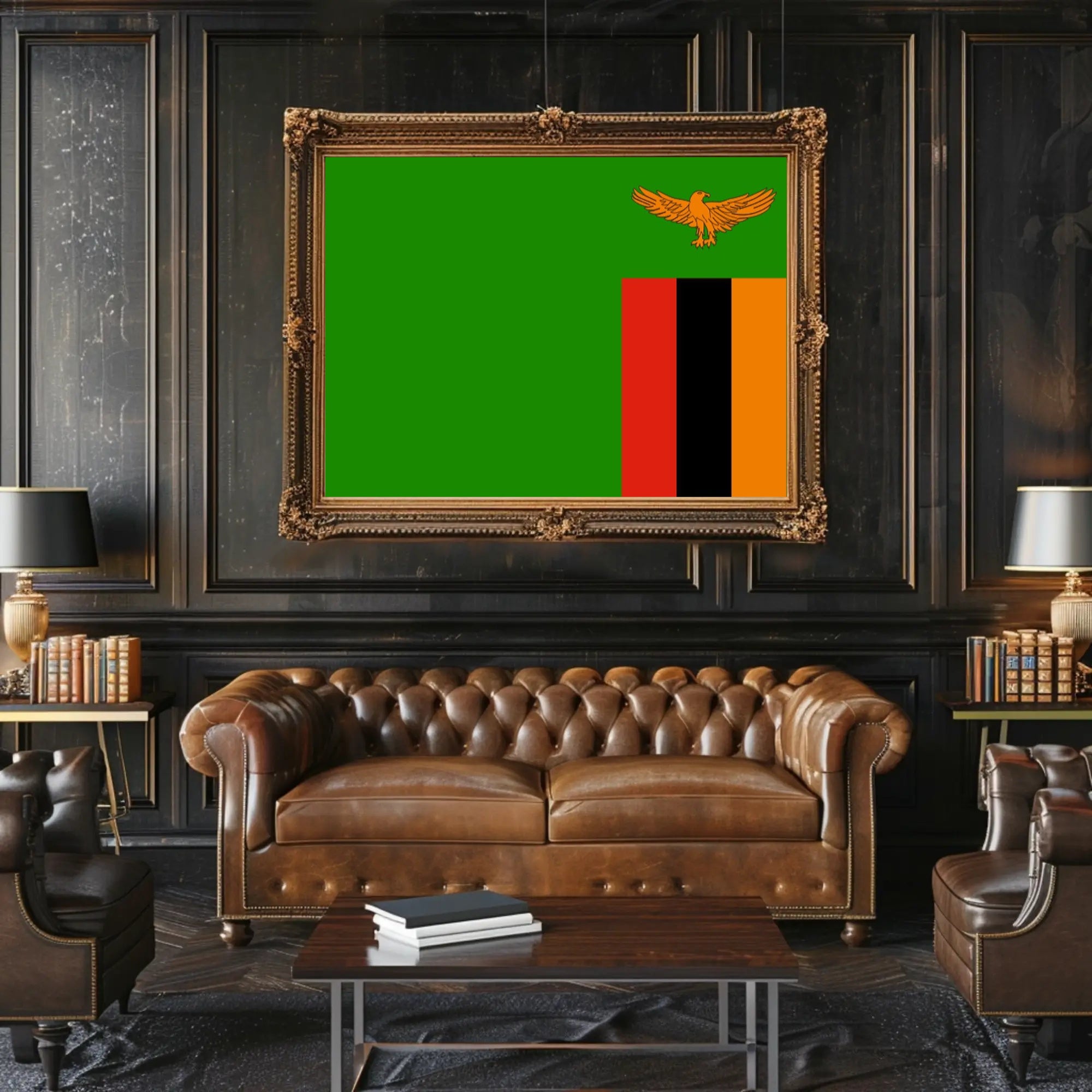 Zambia National Flag Poster Celebrating Unity and Pride PosterGoat